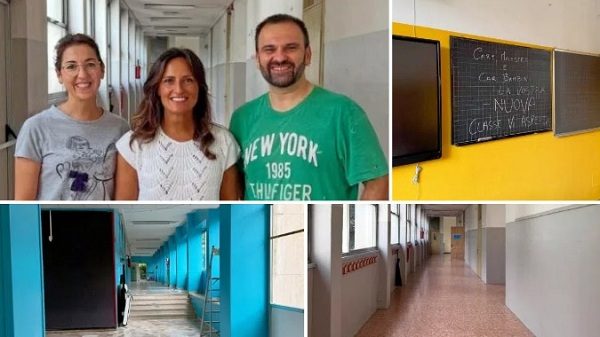 gallarate genitori ridipingono aule