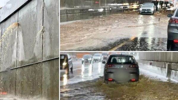 casorate sottopasso sempione allagato
