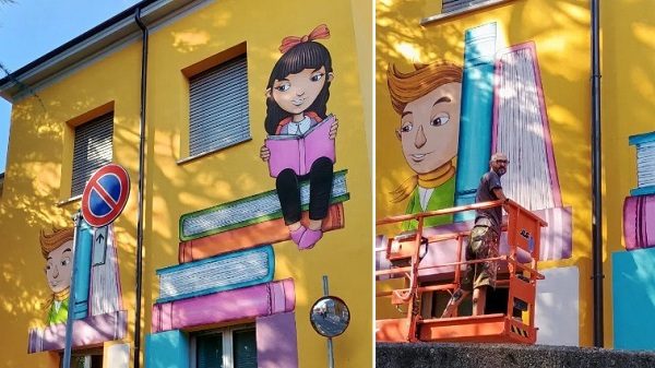 ferno murale scuola