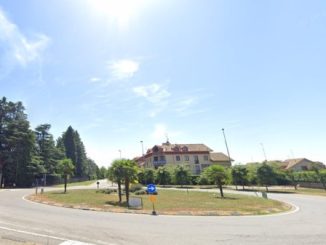 Samarate rotonda lavori viabilità