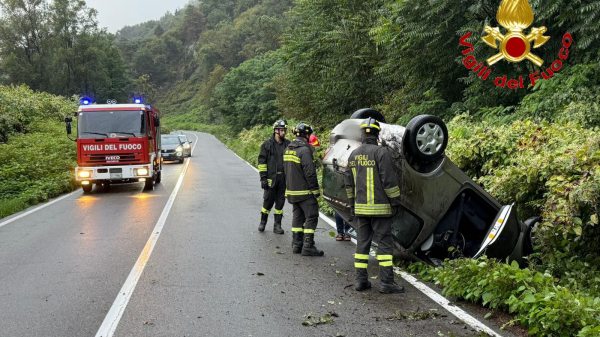 pioggia incidenti lavena luino