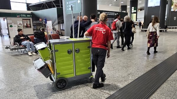 malpensa pulizie corteo cgil