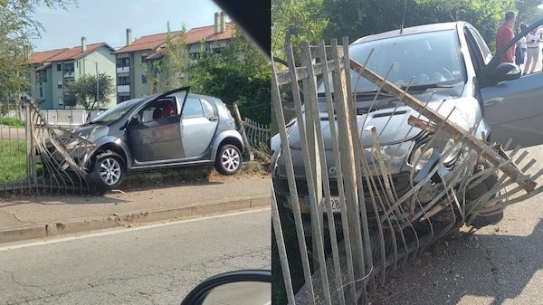 Gallarate incidente via aleardi
