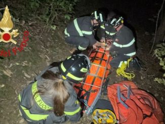 Como caduta vigili fuoco