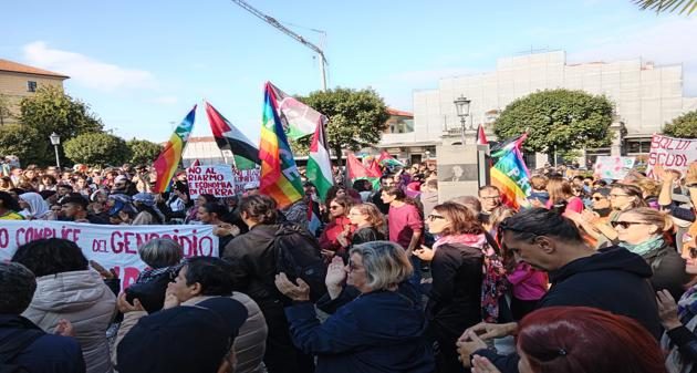 Novara corteo Palestina Gaza