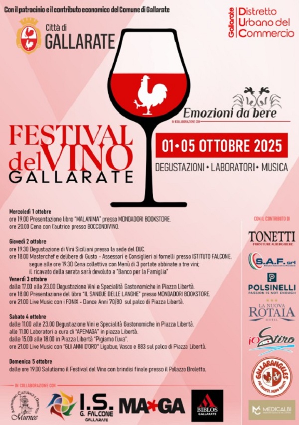 gallarate festival vino cucina