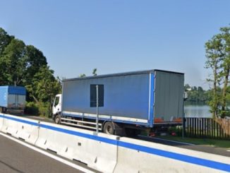 Travedona viabilità sperimentale camion