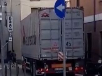 travedona viabilità tir