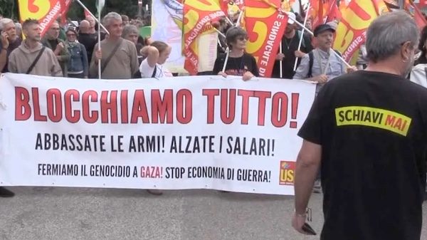Malpensa usb sciopero palestina