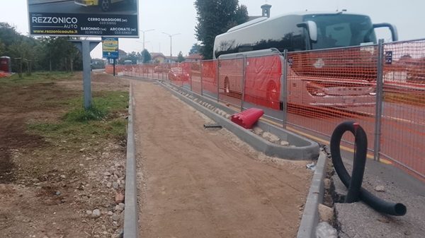 nerviano sempione ciclabile cantieri