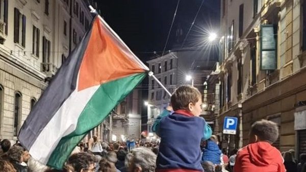 manifestazione palestina