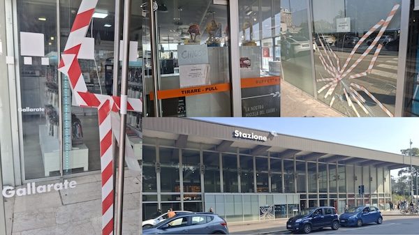 Gallarate stazione bar chiuso