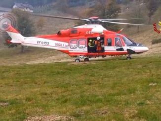 Quarna Sotto fungiatt salvataggio elicottero