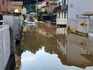 Vergiate allagamenti provinciale rotonda