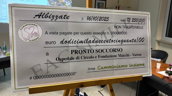 Albizzate donazione pronto soccorso