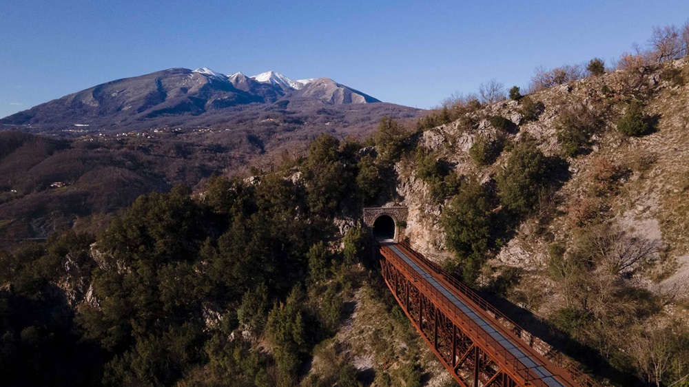 Lauria ex ferrovia calabro lucana Basilicata Coast to Coast Archivio APT Basilicata