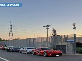 Novara supercar velocità Autostrada