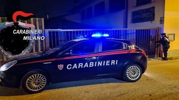 milano carabinieri 'drangheta