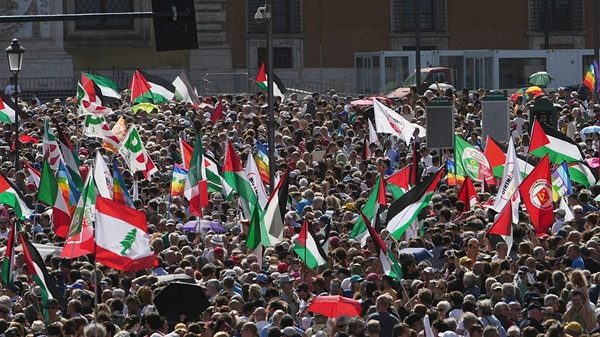 italia proteste gaza