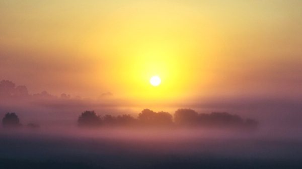 tempo stabile nebbia pianura