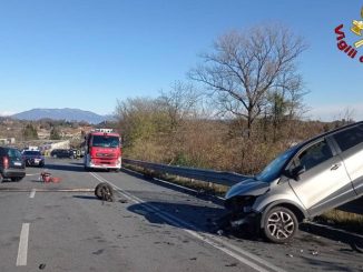 Oleggio Castello Incidente frontale
