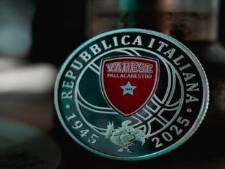 Pallacanestro Varese moneta 80 anni