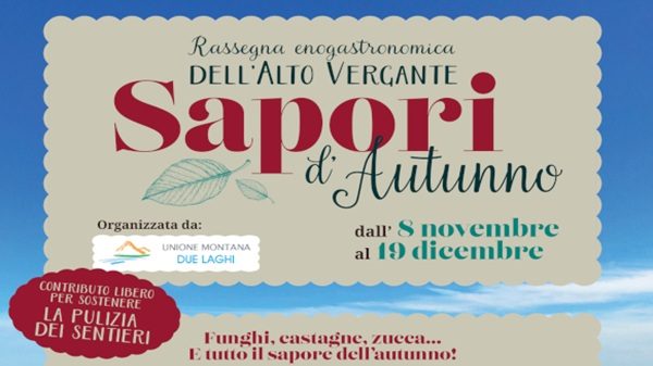 alto vergante sapori d'autunno