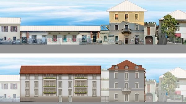 Gallarate palazzina vicolo dei fiori