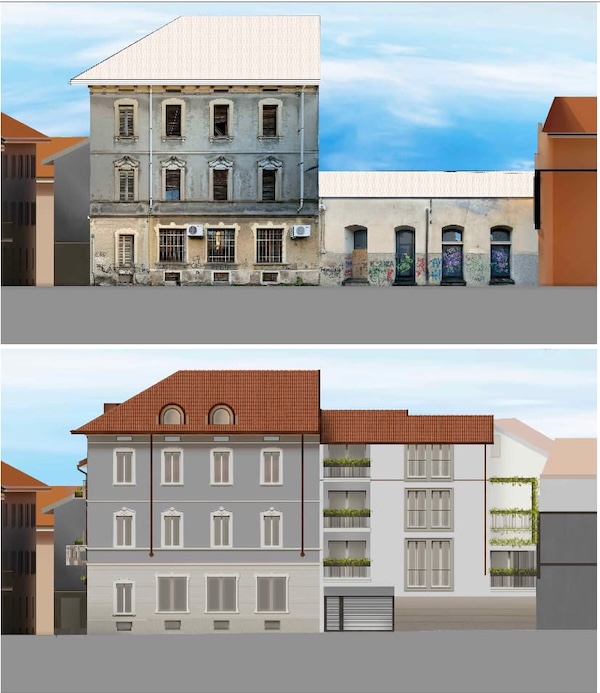 Gallarate palazzina vicolo dei fiori