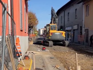 Cavaria strada chiusa protesta