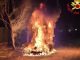 auto furgone fuoco busto