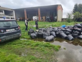 Novara discarica abusiva gomme Vercelli