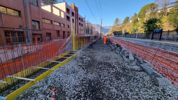 Gemonio Cittiglio ferrovia lavori