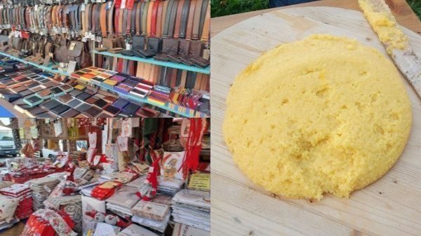 Tradate shopping ambulanti polenta