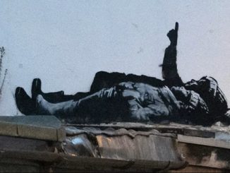 bambini bansky natale