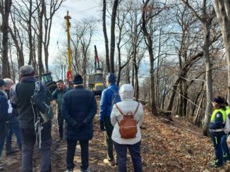 bosco incendiato luvinate cantieri