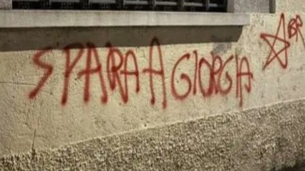 scritte minacce segnali