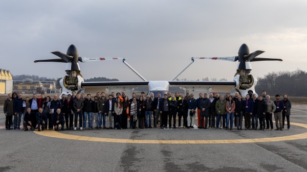 leonardo volo dimostratore convertiplano