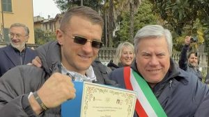 Borgomanero Verbania fiamma olimpiadi