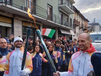 Borgomanero Verbania fiamma olimpiadi
