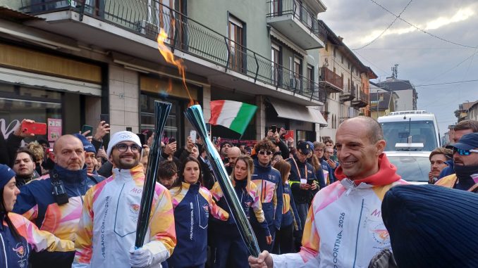 Borgomanero Verbania fiamma olimpiadi