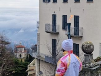 Varese olimpiadi invernali torcia
