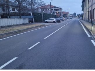 Olgiate fibra asfalto strada
