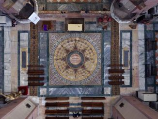 Novara restauro mosaico S.Gaudenzio