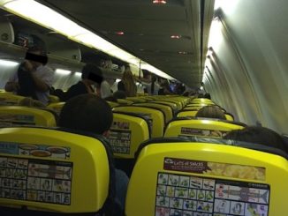 Malpensa aereo spray peperoncino