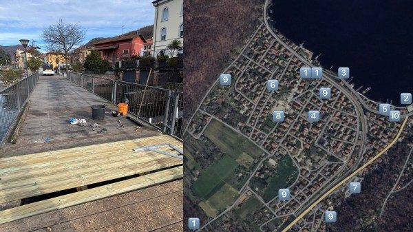porto ceresio mappa cantieri