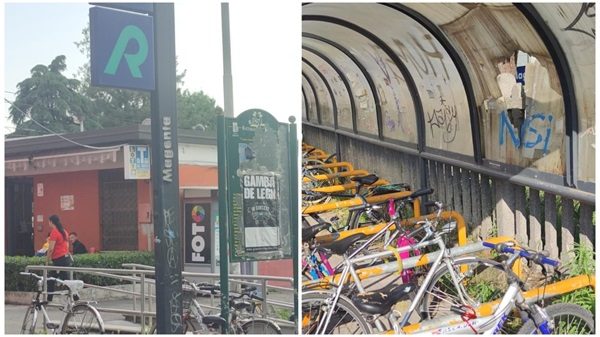 magenta stazione biciclette