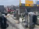 Gallarate auto ribaltata casello