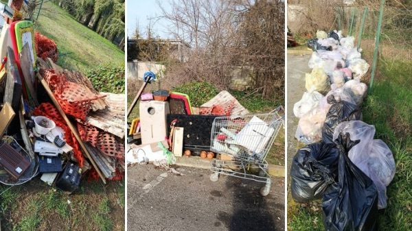 Gallarate rifiuti abbandonati multa