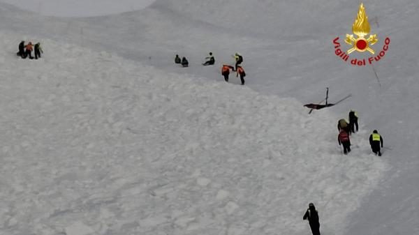 Varzo valanga piste sci